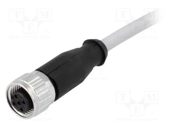 Ficha, M12, Pin: 5, F&ecirc;mea, C&oacute;digo A-Devicenet / Canopen, 1m, Fios
