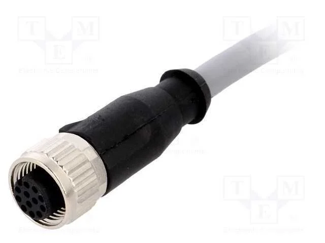 Ficha, M12, PIN: 12, f&ecirc;mea, c&oacute;digo A-DeviceNet / .