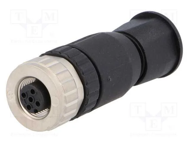 Ficha, M12, Pin: 4, F&ecirc;mea, C&oacute;digo A-Devicenet / Canopen, com Cabo
