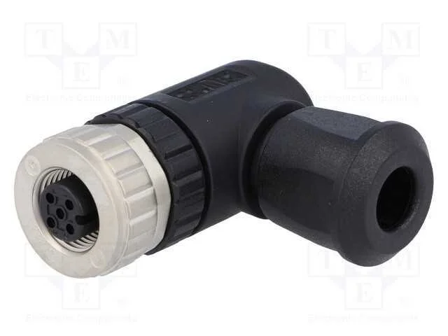 Ficha, M12, Pin: 5, F&ecirc;mea, C&oacute;digo A-Devicenet / Canopen, com Cabo