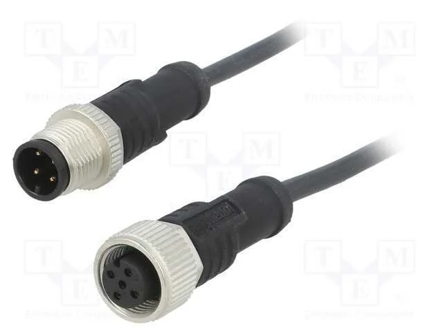 Cabo: para sensores/automatiza&ccedil;&atilde;o, PIN: 4, M12-M.