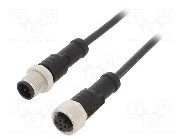 Cabo: para sensores/automatiza&ccedil;&atilde;o, PIN: 4, M12-M.