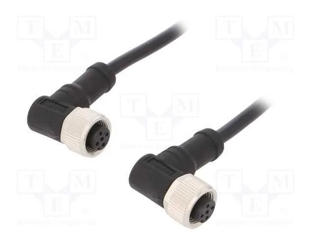 Cabo para Sensores/Automatiza&ccedil;&atilde;o, Pin: 5, M12-M12, 1m, Pino, Pino