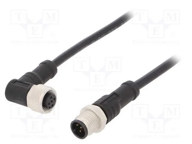 Cabo: para sensores/automatiza&ccedil;&atilde;o, PIN: 5, M12-M.