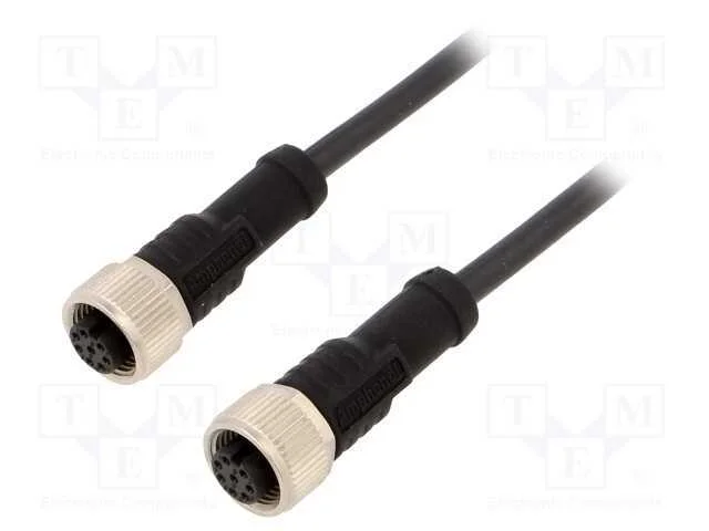 Cabo: para sensores/automatiza&ccedil;&atilde;o, PIN: 8, M12-M.