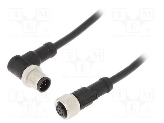 Cabo: para sensores/automatiza&ccedil;&atilde;o, PIN: 8, M12-M.