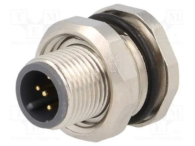 Tomada, M12, Pin: 5, Macho, C&oacute;digo A-Devicenet / Canopen, Solda