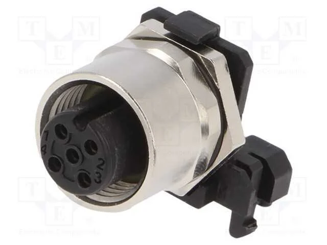 Tomada, M12, Pin: 5, F&ecirc;mea, C&oacute;digo A-Devicenet / Canopen, Tht, Ip67