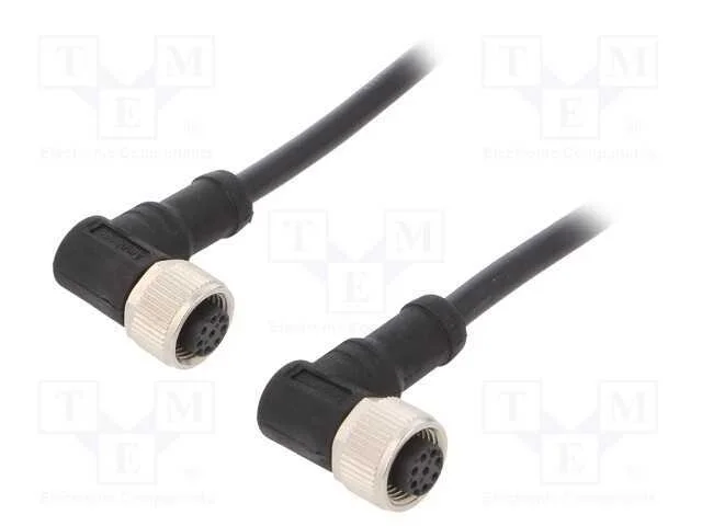 Cabo: para sensores/automatiza&ccedil;&atilde;o, PIN: 8, M12-M.
