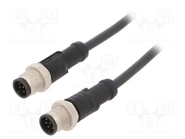 Cabo: para sensores/automatiza&ccedil;&atilde;o, PIN: 8, M12-M.