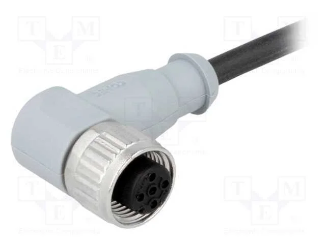 Ficha, M12, PIN: 4, f&ecirc;mea, c&oacute;digo A-DeviceNet / C.