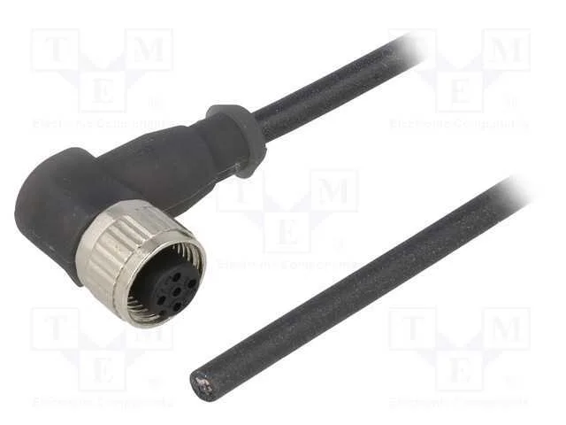 Ficha, M12, Pin: 4, F&ecirc;mea, C&oacute;digo A-Devicenet / Canopen, 2m, Ip67