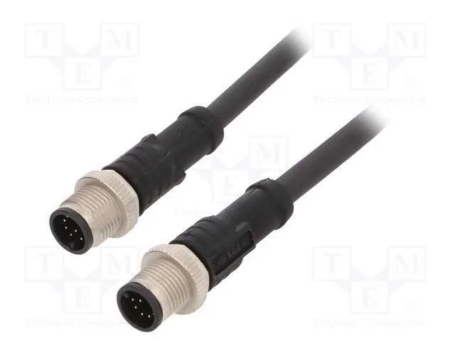 Cabo para Sensores/Automatiza&ccedil;&atilde;o, Pin: 10, M12-M12, 1m, Pino