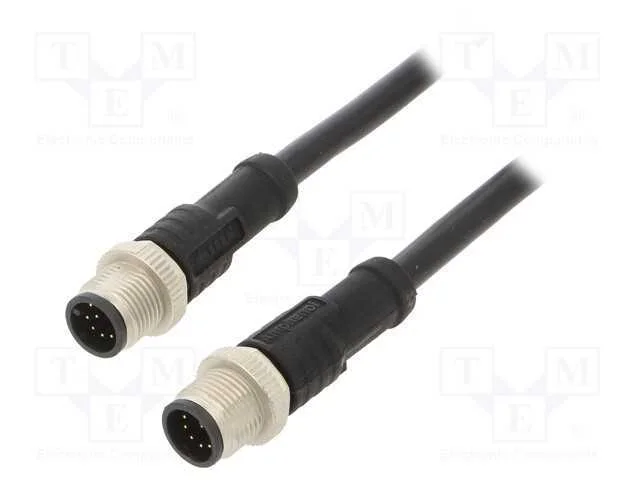 Cabo para Sensores/Automatiza&ccedil;&atilde;o, Pin: 10, M12-M12, 1m, Pino