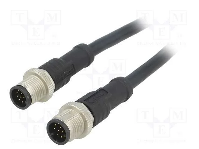 Cabo: para sensores/automatiza&ccedil;&atilde;o, PIN: 12, M12-.