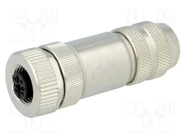 Ficha, M12, Pin: 2, F&ecirc;mea, C&oacute;digo B-Profibus, com Cabo, Ip67, 6&divide;8mm