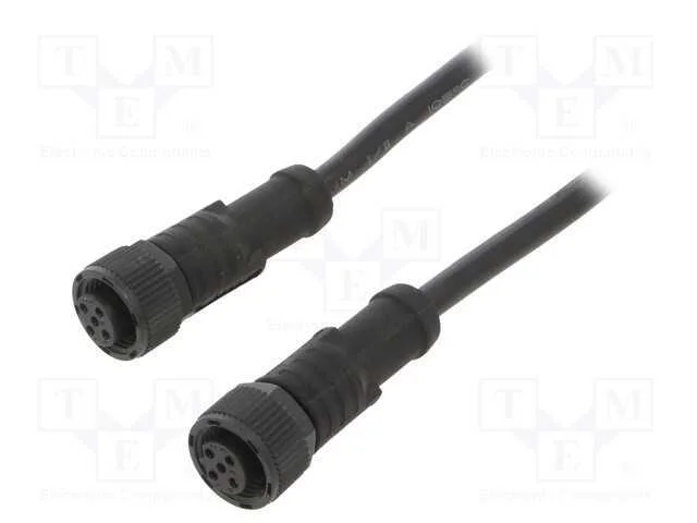 Cabo para Sensores/Automatiza&ccedil;&atilde;o, Pin: 5, M12-M12, 1m, Pino, Pino