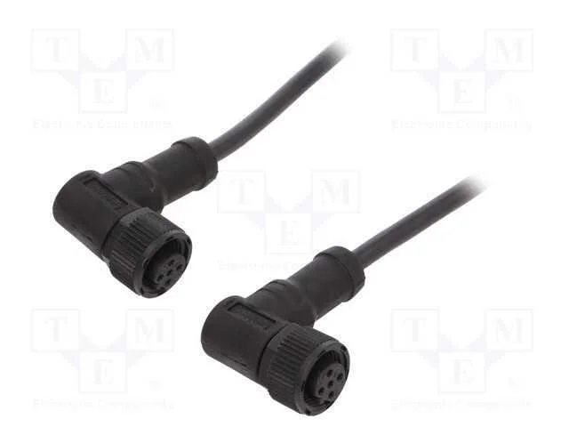 Cabo para Sensores/Automatiza&ccedil;&atilde;o, Pin: 5, M12-M12, 1m, Pino, Pino