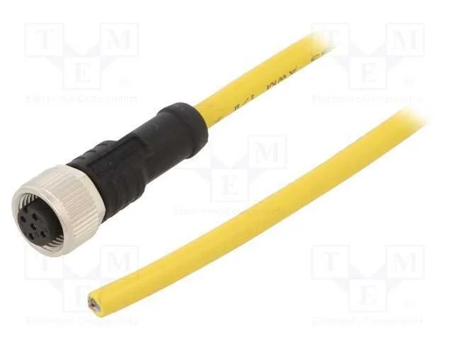 Ficha, M12, Pin: 5, F&ecirc;mea, C&oacute;digo A-Devicenet / Canopen, 1m, Ip68