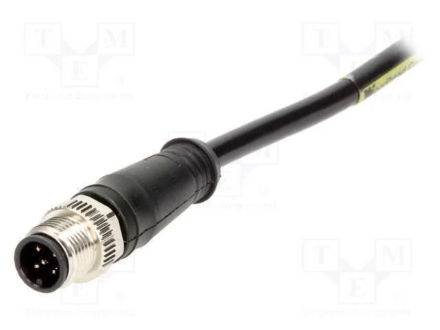 Ficha, M12, Pin: 5, Macho, C&oacute;digo A-Devicenet / Canopen, 2m, Ip67