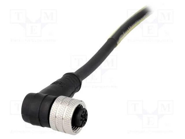 Ficha, M12, Pin: 4, F&ecirc;mea, C&oacute;digo A-Devicenet / Canopen, 10m, Ip67