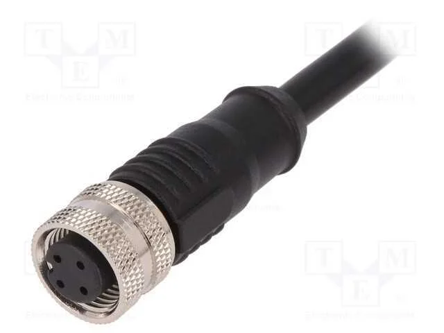 Ficha, M12, Pin: 4, F&ecirc;mea, C&oacute;digo A-Devicenet / Canopen, Ip67, 250v