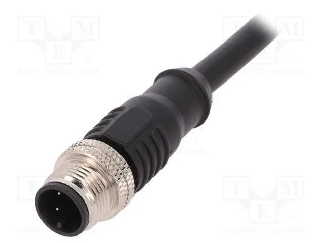Ficha, M12, Pin: 3, Macho, C&oacute;digo A-Devicenet / Canopen, Ip67, 250v