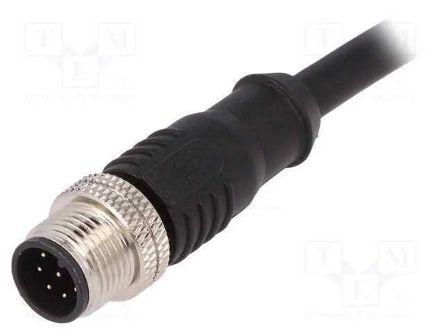 Ficha, M12, Pin: 8, Macho, C&oacute;digo A-Devicenet / Canopen, Ip67, 30v
