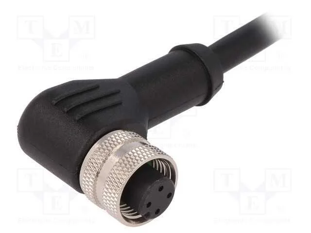 Ficha, M12, Pin: 4, F&ecirc;mea, C&oacute;digo A-Devicenet / Canopen, Ip67, 250v