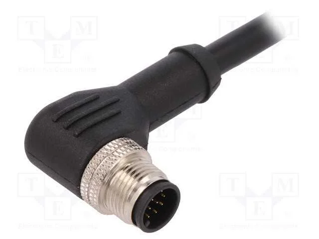 Ficha, M12, PIN: 12, macho, c&oacute;digo A-DeviceNet / .