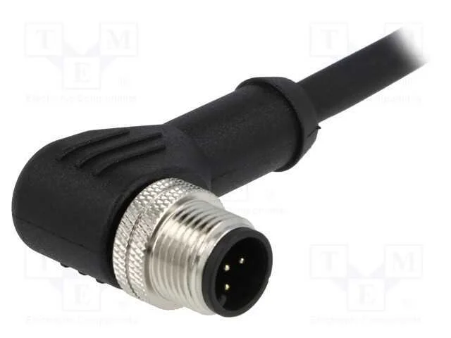 Ficha, M12, Pin: 5, Macho, C&oacute;digo A-Devicenet / Canopen, Ip65,Ip67