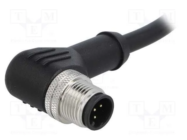 Ficha, M12, Pin: 5, Macho, C&oacute;digo A-Devicenet / Canopen, Ip65,Ip67