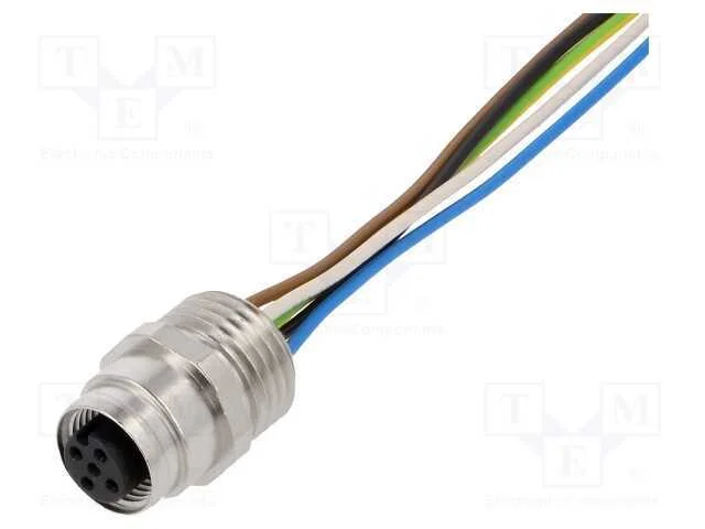 Tomada, M12, PIN: 5, f&ecirc;mea, c&oacute;digo A-DeviceNet / .