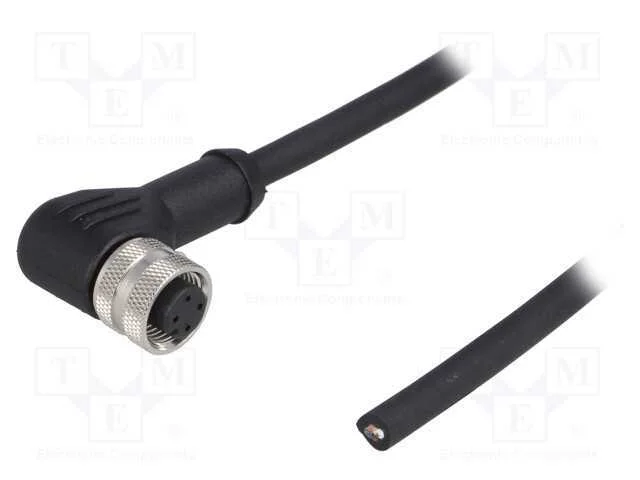 Ficha, M12, Pin: 4, F&ecirc;mea, C&oacute;digo A-Devicenet / Canopen, Ip65,Ip67