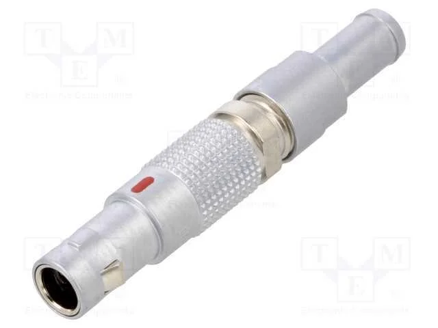 Conector: redondos, 00, ficha, macho, PIN: 5, sol.