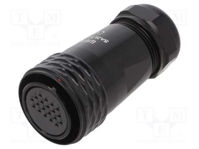 Ficha, SA28, f&ecirc;mea, PIN: 20, IP67, 13&divide;16mm, 5A, s.