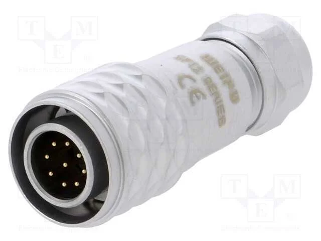 Ficha, Sf12, Macho, Pin: 9, Ip67, 4&divide;6,5mm, 3a, Solda, com Cabo, 125v