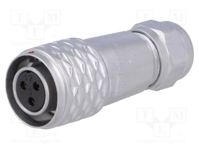 Ficha, SF12, f&ecirc;mea, PIN: 3, IP67, 4&divide;6,5mm, 13A, s.