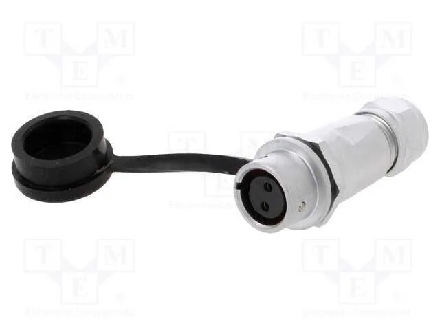 Ficha, Sf12, F&ecirc;mea, Pin: 2, Ip67, 4&divide;6,5mm, 13a, Solda, com Cabo, 250v