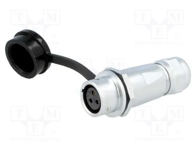 Ficha, SF12, f&ecirc;mea, PIN: 3, IP67, 4&divide;6,5mm, 13A, s.
