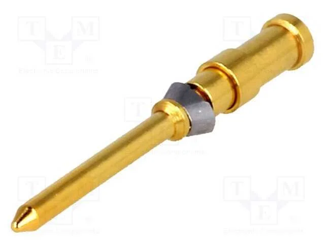 Contacto, Macho, Liga em Cobre, Dourado, 1mm2, 18awg, Han D Hmc