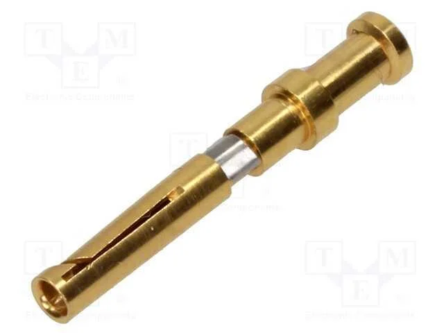 Contacto, F&ecirc;mea, Liga em Cobre, Dourado, 0,14&divide;0,37mm2, Han D Hmc