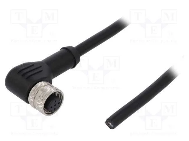 Ficha, M12, Pin: 5, F&ecirc;mea, C&oacute;digo A-Devicenet / Canopen, Ip65,Ip67