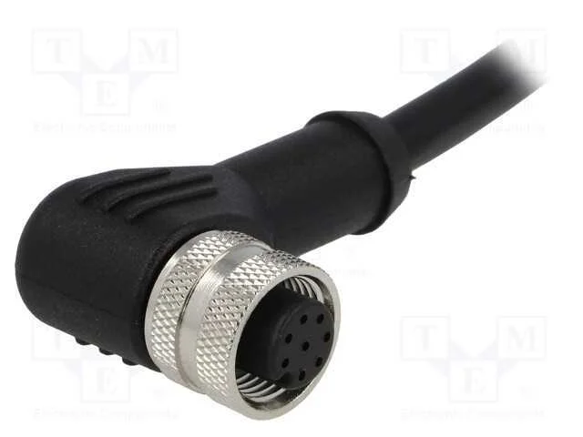 Ficha, M12, Pin: 8, F&ecirc;mea, C&oacute;digo A-Devicenet / Canopen, Ip65,Ip67