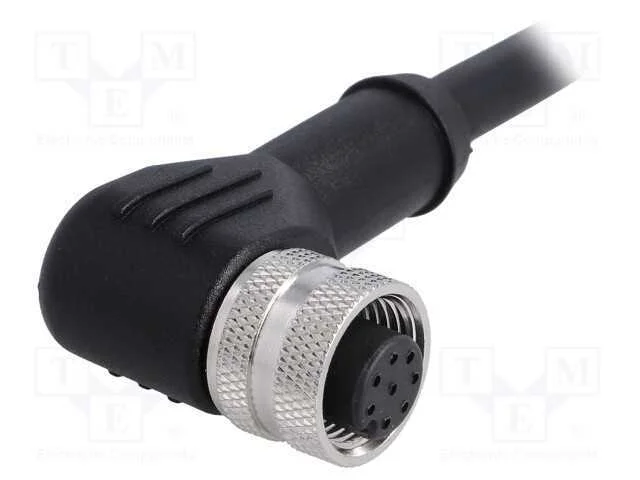 Ficha, M12, Pin: 8, F&ecirc;mea, C&oacute;digo A-Devicenet / Canopen, Ip65,Ip67
