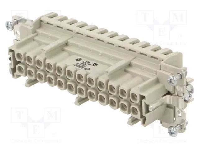 Conector: HDC, inserto de contatos, f&ecirc;mea, EPIC H.