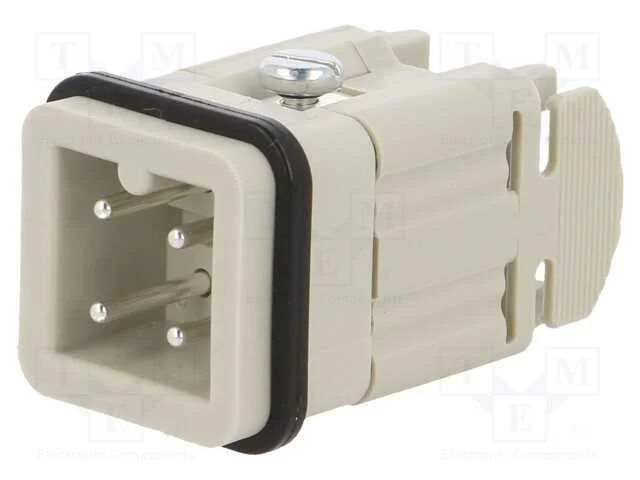 Conector: Hdc, Macho, Epic H-A, Pin: 4, 3+Pe, Tamanho H-A 3, 23a