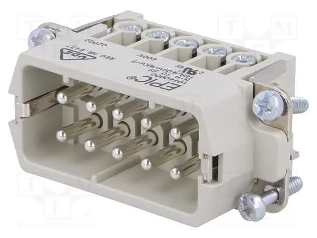 Conector: HDC, macho, EPIC H-A, PIN: 10, 10+PE, t.
