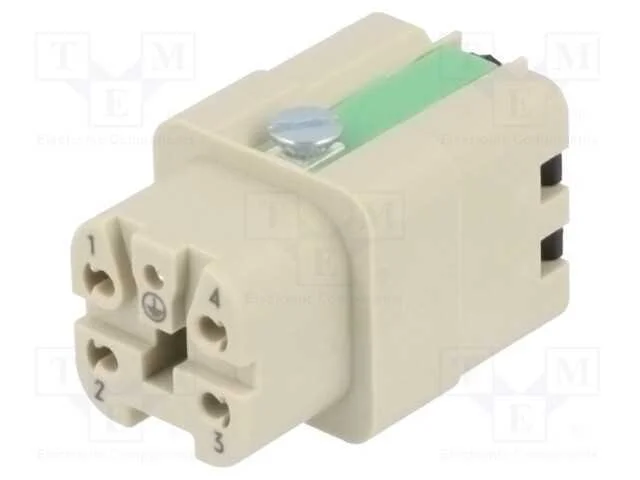 Conector: HDC, inserto de contatos, f&ecirc;mea, Quick .