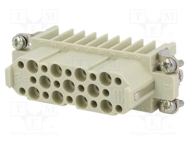 Conector: Hdc, F&ecirc;mea, Han D, Pin: 25, 25+Pe, Tamanho 16a, 250v